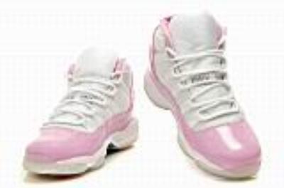 cheap air jordan 11 - women's pink / white